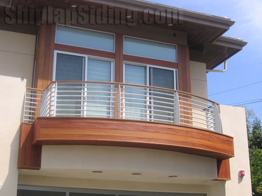 Shiplap Siding Balcony